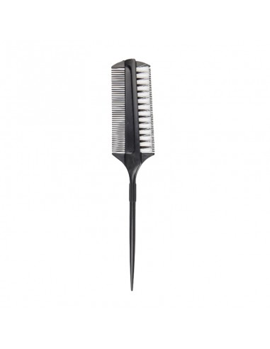 Brush for applying paints with a comb d-04