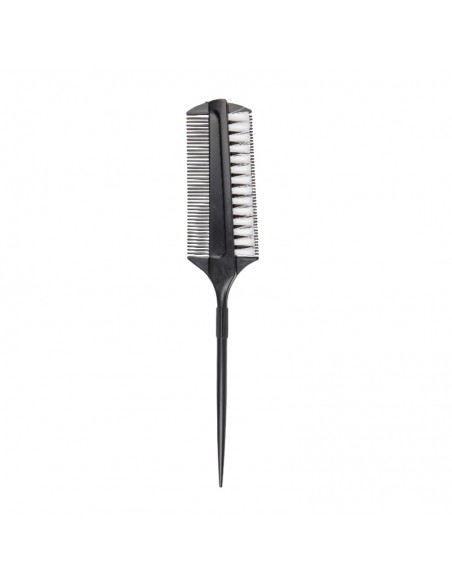 Brush for applying paints with a comb d-04