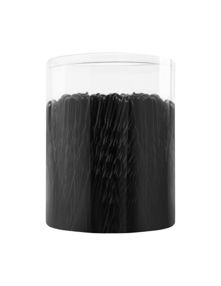 Hairdressing buns for hair e-65 300 pieces 6 cm black