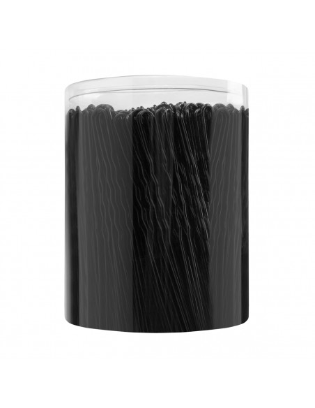 Hairdressing buns for hair e-65 300 pieces 7 cm black