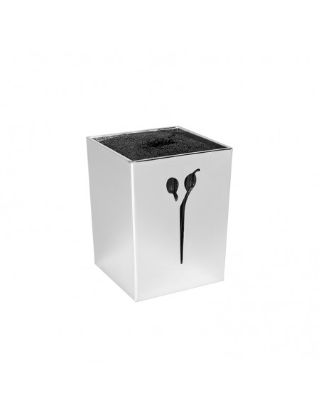 Silver scissors stand