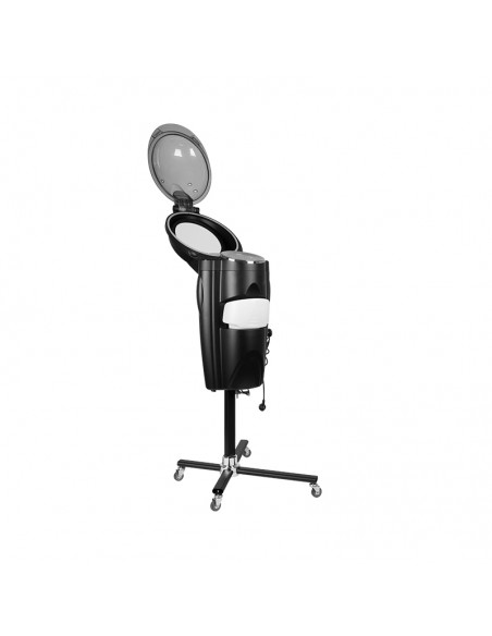 Gabbiano black standing hairdressing sauna with active ozone