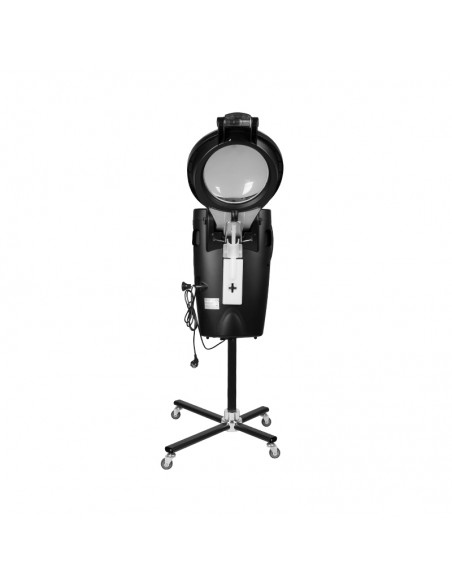 Gabbiano black standing hairdressing sauna with active ozone