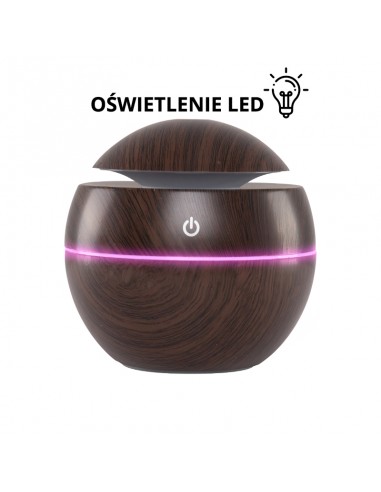 Aroma diffuser air humidifier spa 16 dark wood 130ml