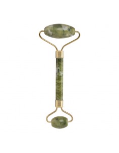 Green jade roller massager