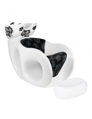 Gabbiano white mallow hairdressing wash unit