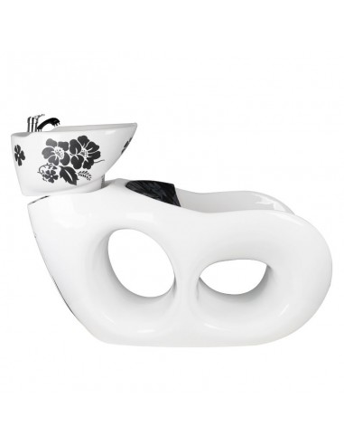 Gabbiano white mallow hairdressing wash unit