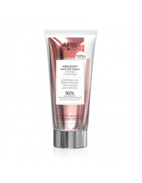 APIS Watermelon refreshment, watermelon body mousse with mango and vit. E 200 ML