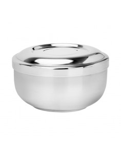 SHAVING BOWL H-24 METAL WITH A LID