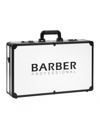BARBER WHITE AND BLACK HAIRDRESSING SUITCASE