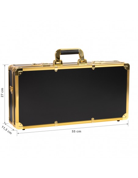 BARBER BLACK AND GOLD HAIRDRESSING SUITCASE