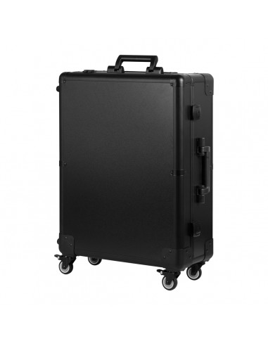 BOX PORTABLE STAND WITH BLACK SPEAKERS