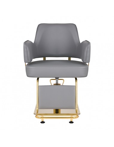 GABBIANO HAIRDRESSING CHAIR LINZ GOLD GREY