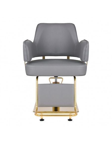 GABBIANO HAIRDRESSING CHAIR LINZ GOLD GREY