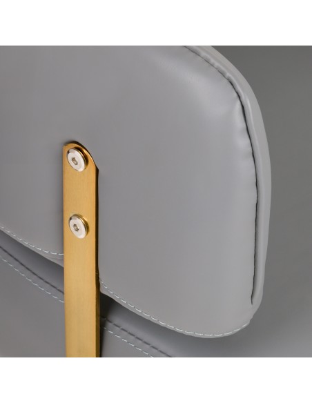GABBIANO HAIRDRESSING CHAIR LINZ GOLD GREY