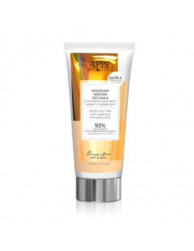 APIS MOISTURIZING AND SMOOTHING BODY NECTAR WITH HONEY, BEE MILK AND ARGAN OIL 200 ML