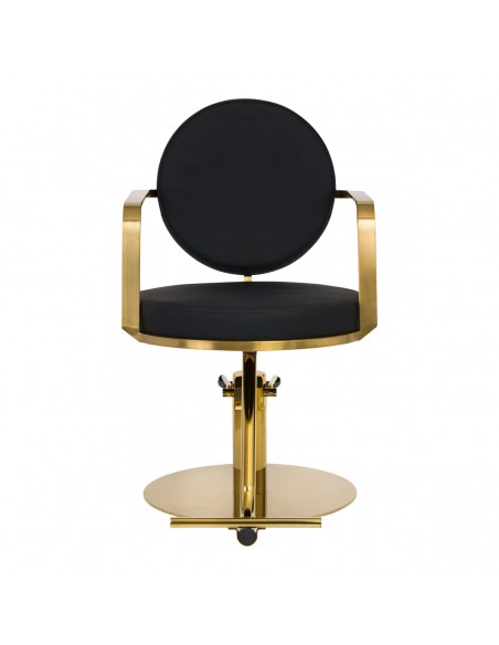 GABBIANO HAIRDRESSING CHAIR ARRAS BLACK GOLD