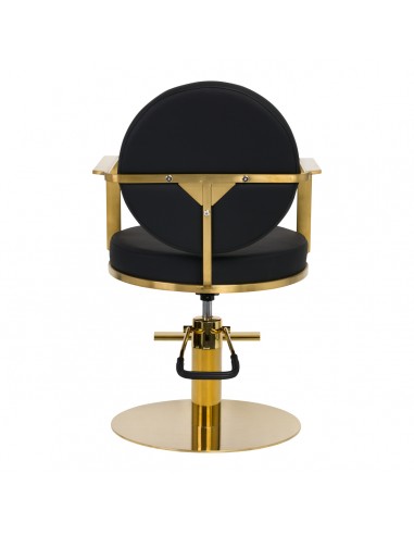 GABBIANO HAIRDRESSING CHAIR ARRAS BLACK GOLD