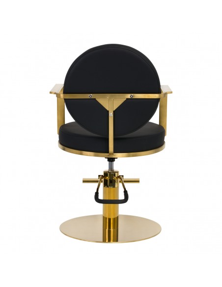 GABBIANO HAIRDRESSING CHAIR ARRAS BLACK GOLD