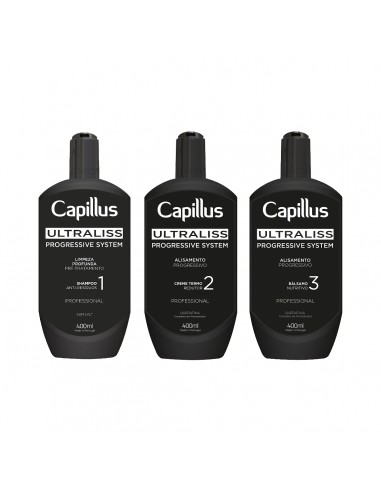Capillus Ultraliss Nanoplastia, set for the nanoplasty treatment, 3x400ml
