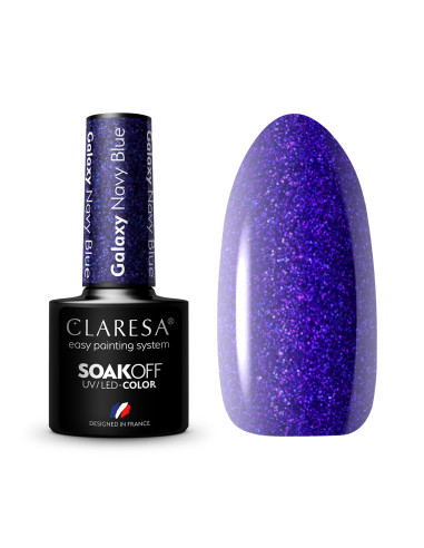 CLARESA Hybrid polish Galaxy Navy Blue 5g