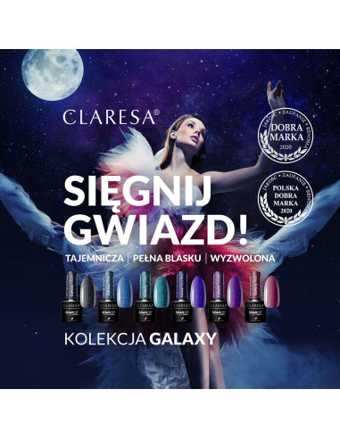 CLARESA Hybrid polish Galaxy Navy Blue 5g