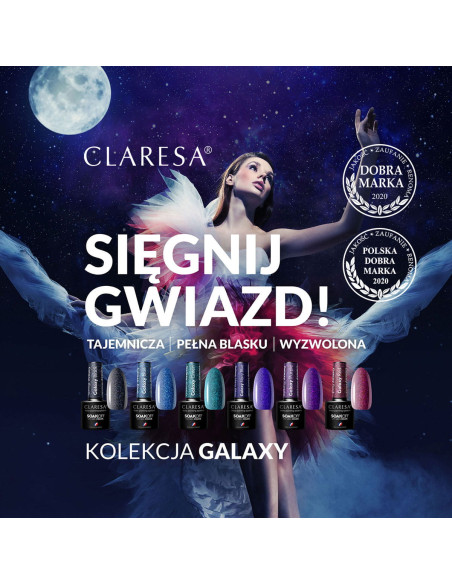 CLARESA Hybrid polish Galaxy Navy Blue 5g