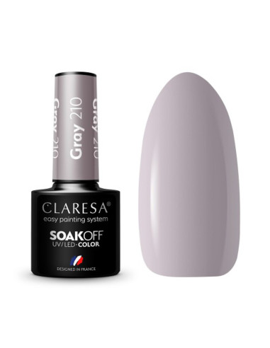 CLARESA Hybrid nail polish GRAY 210 -5g