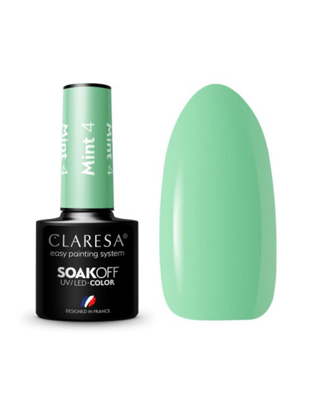 CLARESA Hybrid nail polish MINT 4 -5g
