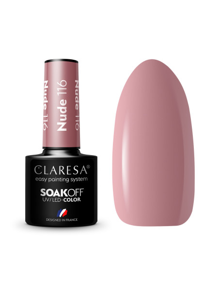 CLARESA Hybrid nail polish NUDE 116 -5g