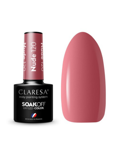 CLARESA Hybrid nail polish NUDE 120 -5g