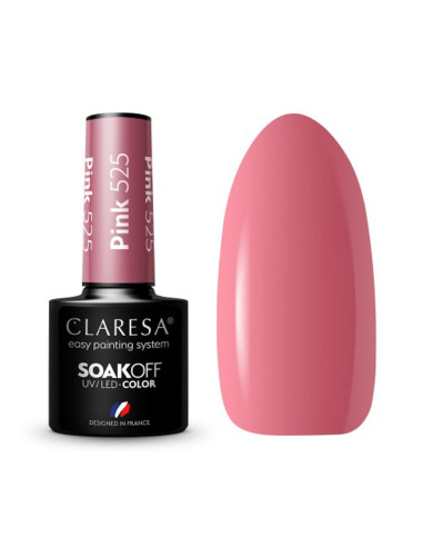 CLARESA Hybrid nail polish PINK 525 -5g