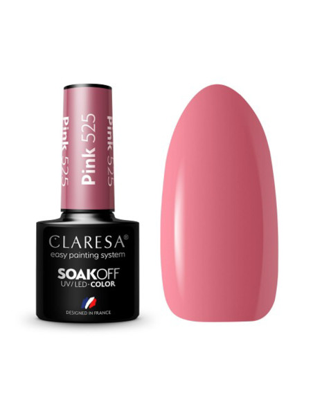 CLARESA Hybrid nail polish PINK 525 -5g