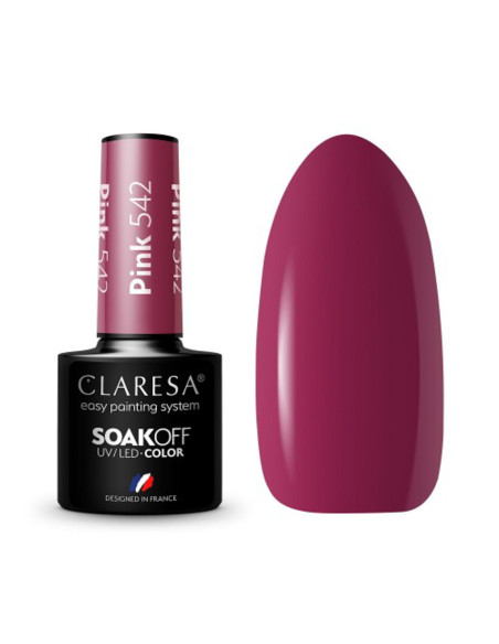 CLARESA Hybrid nail polish PINK 542 -5g