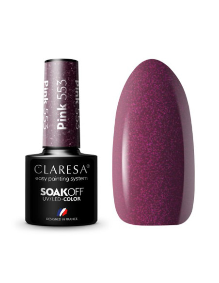 CLARESA Hybrid nail polish PINK 553 -5g