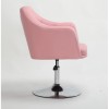 Pink. Beautiful salon chair. Unique chair for beauty salon, hairdresser and nail salon. Bella Furniture Chair Pink BFHC830