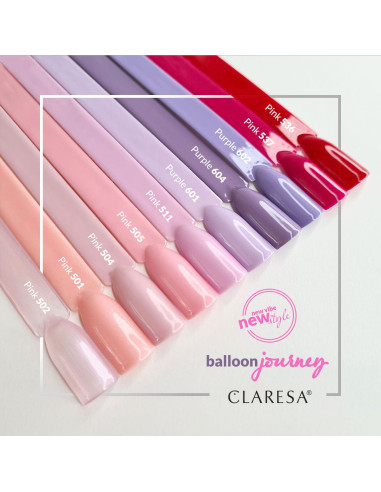 CLARESA Hybrid polish PURPLE 602 -5g