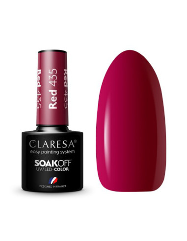 CLARESA Hybrid nail polish RED 435 -5g