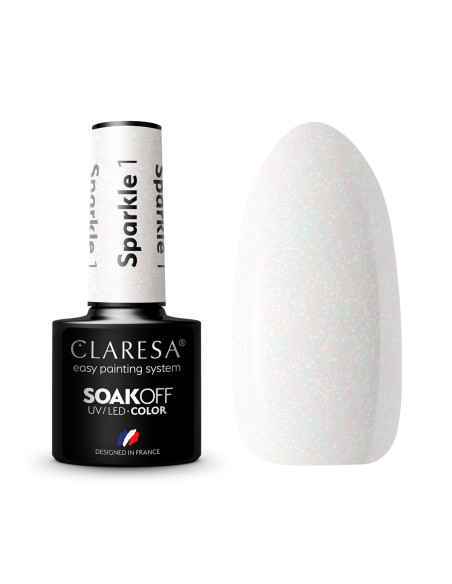 CLARESA Hybrid nail polish SPARKLE 1 -5g