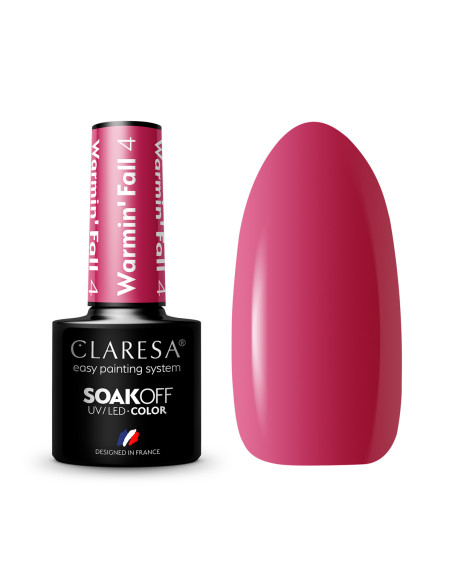 CLARESA Hybrid nail polish WARMIN "FALL 4 -5g