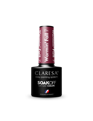 CLARESA Hybrid nail polish WARMIN "FALL 7