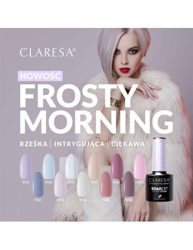 CLARESA Hybrid nail polish Frosty Morning 8 -5g