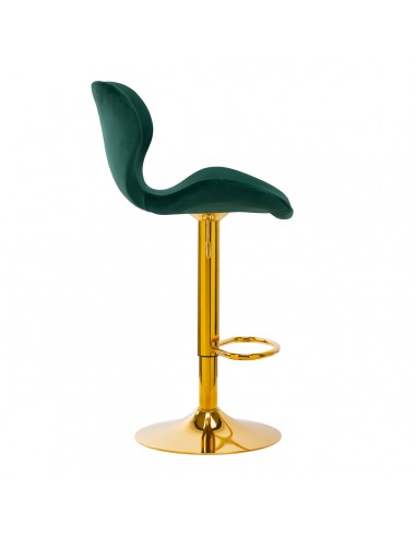 BAR STOOL QS-B15 VELVET GREEN