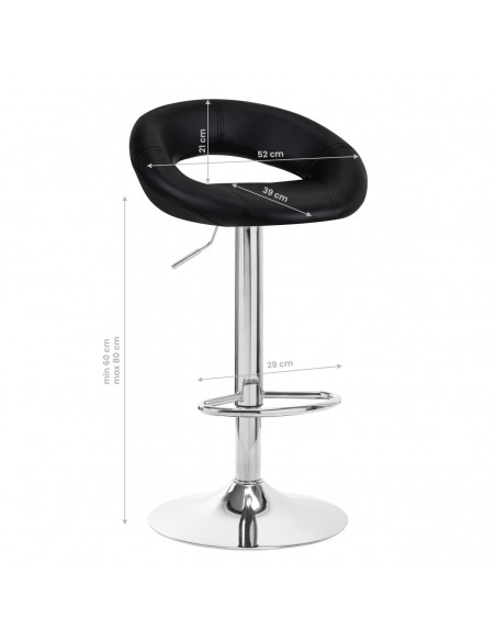 BAR STOOL QS-B10 BLACK