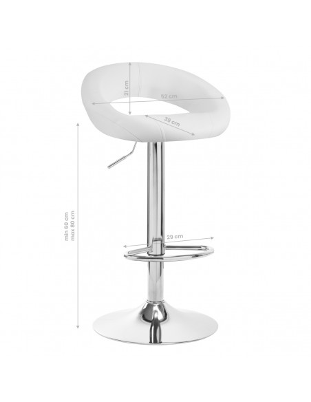 BAR STOOL QS-B10 WHITE