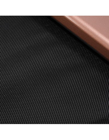 MAKE-UP CHAIR ALUMINUM ROSE GOLD