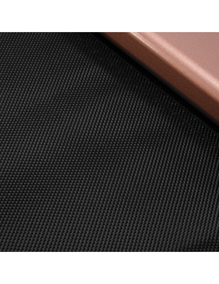 MAKE-UP CHAIR ALUMINUM ROSE GOLD