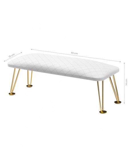 MANICURE STAND 6M GOLDEN WHITE PIK 