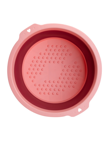 PEDICURE BOWL FOLDABLE PINK