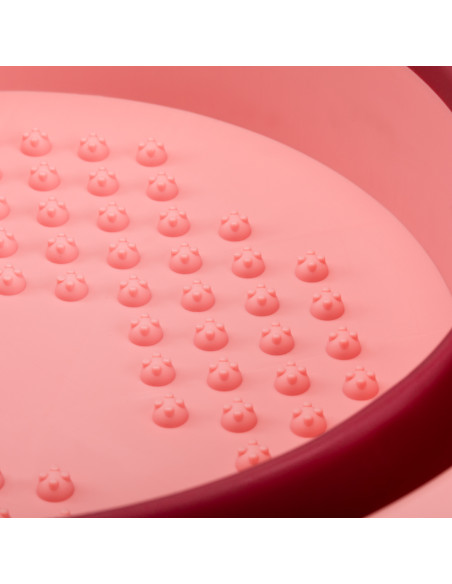 PEDICURE BOWL FOLDABLE PINK